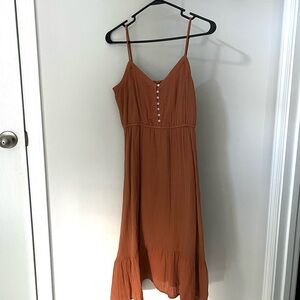 Target Strappy Rust Orange Women's Dress